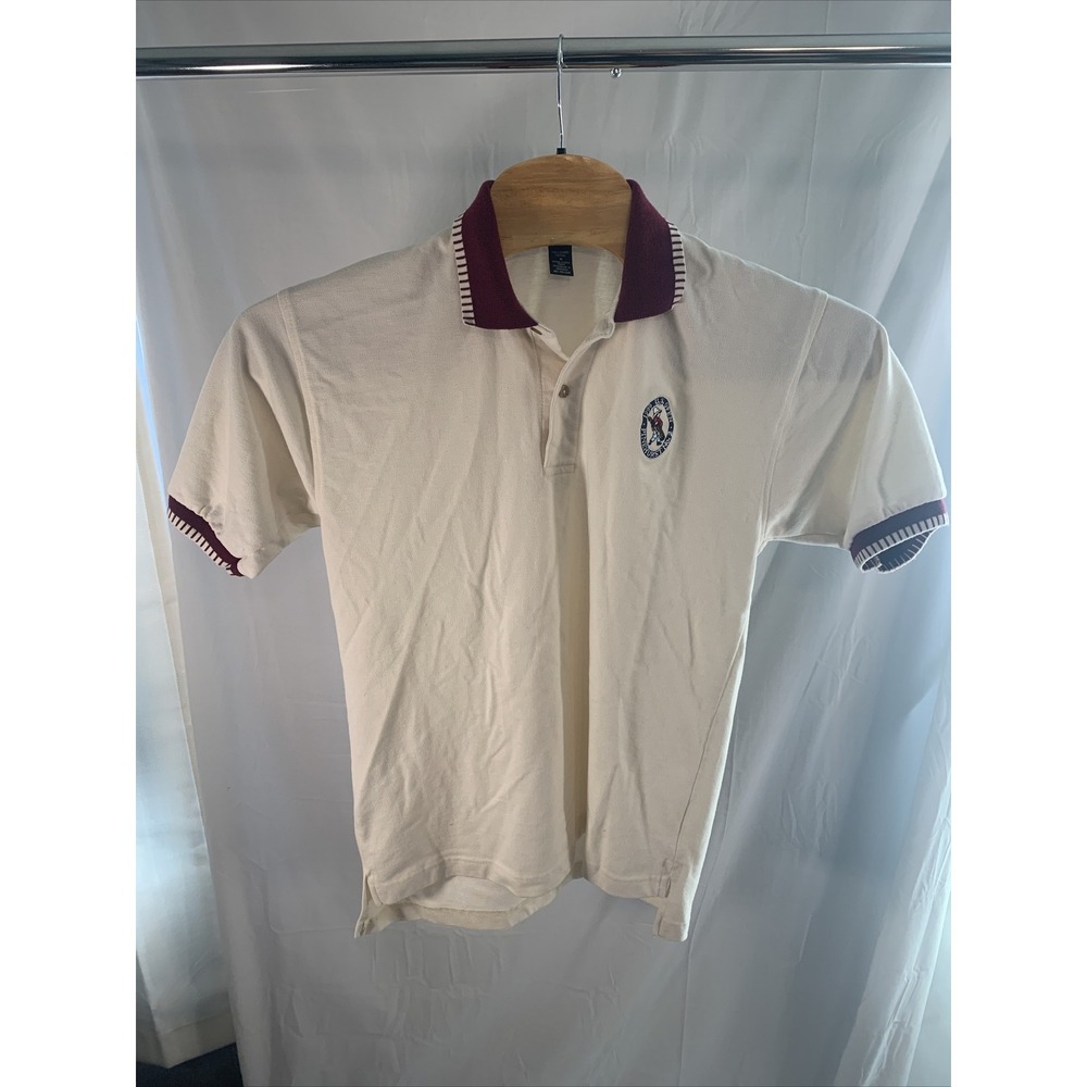 VINTAGE Jonathan Corey 1999 US Open Pinehurst NO.2‎ Cream Polo Shirt PGA Medium